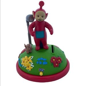Vintage 90’s Teletubbies Musical Piggy Bank Po Teletubby Bank